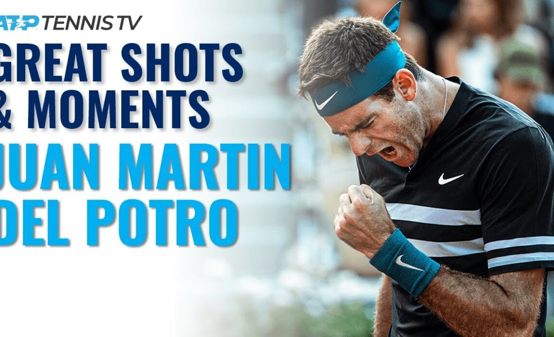 12 Juan Martin Del Potro Shots & Moments That Made Us Smile ☺️