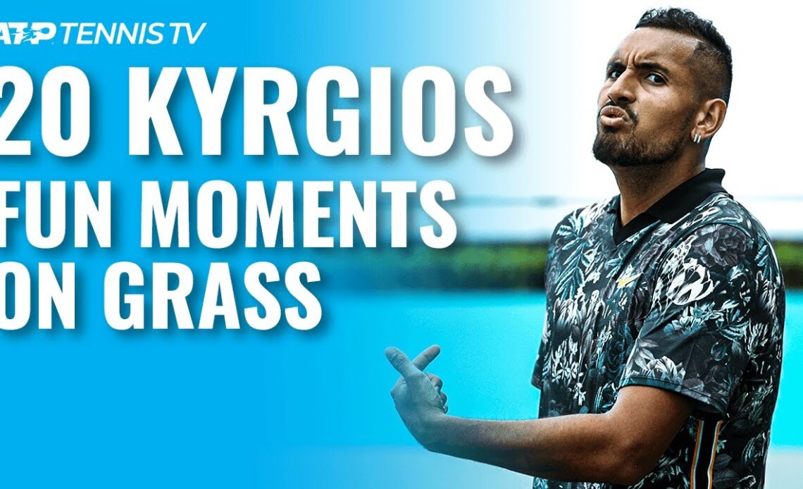 20 Nick Kyrgios Grass Court Moments That Will Make You Smile
