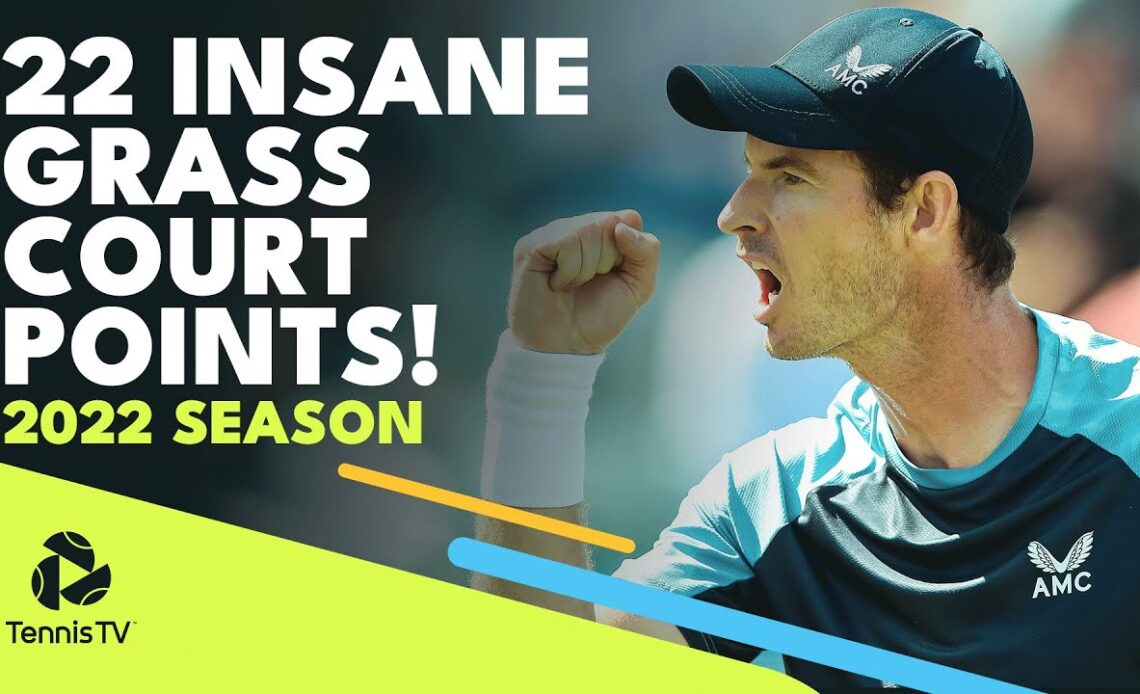 22 Insane ATP Grass Court Shots & Rallies Heading Into Wimbledon 2022!