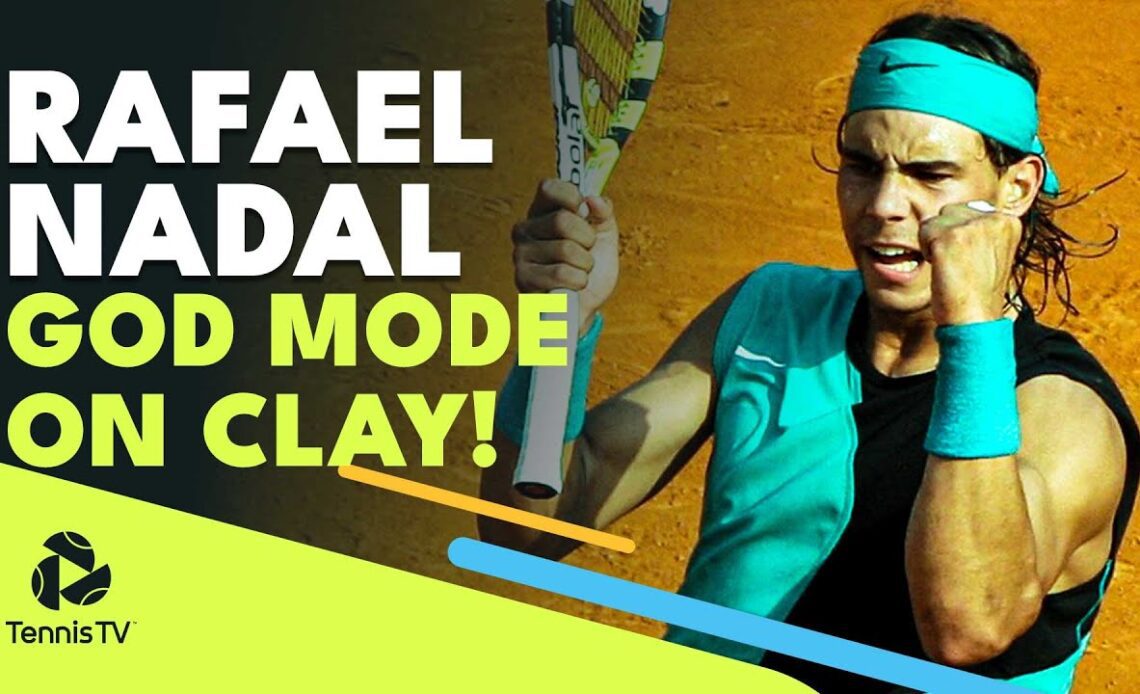 5 Times Rafa Nadal Went GOD MODE On Clay ⚡️