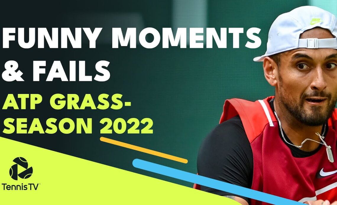 ATP Grass Season 2022 Funny Moments & Fails 😝