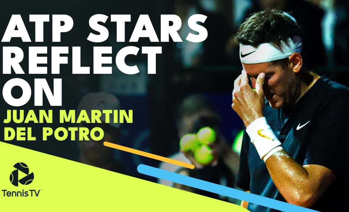 ATP Stars Reflect On Del Potro's Incredible Tennis Career ✨