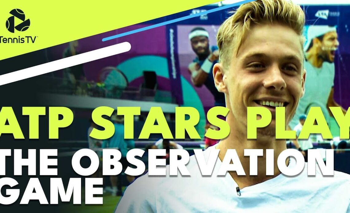 ATP Tennis Stars Play The Observation Game 👀