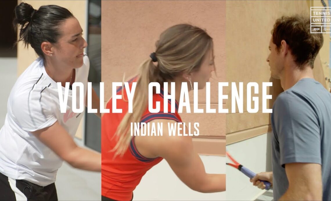 ATP & WTA players take on the Tennis United Volley Challenge 💥