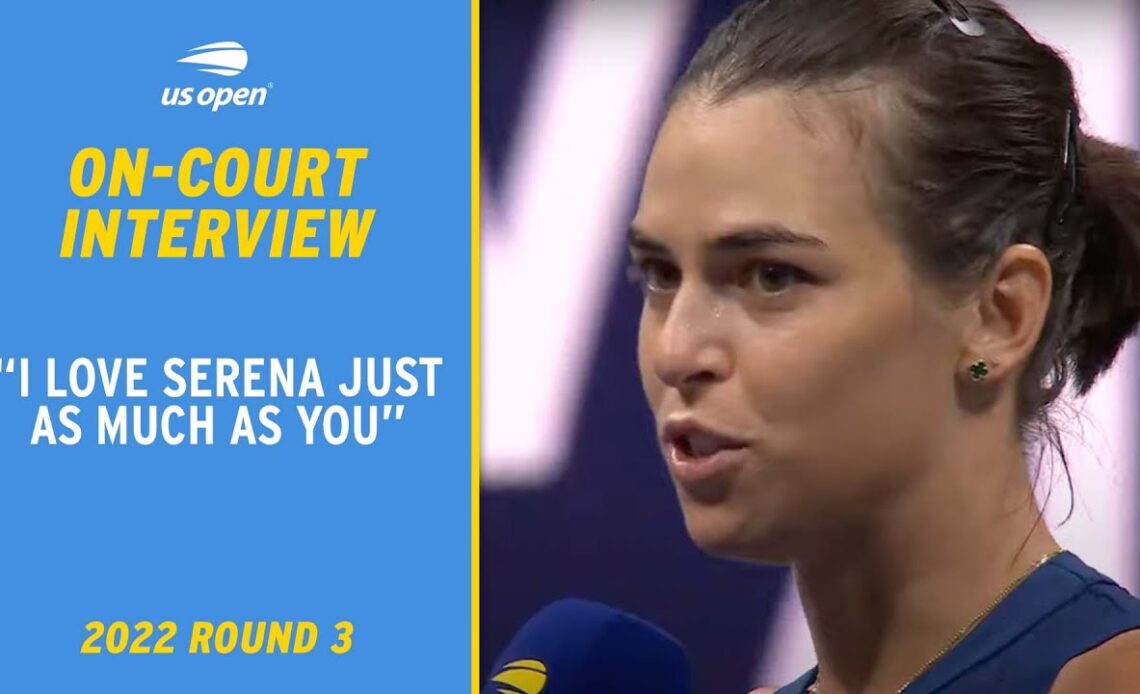 Ajla Tomljanović On-Court Interview | 2022 US Open Round 3