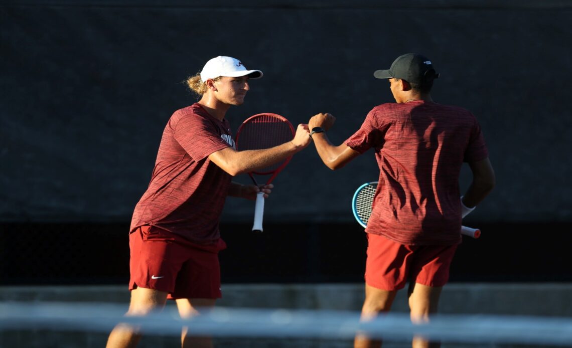 Alabama Men’s Tennis Secured Wins In Doubles On Second Day Of ITA Southern Regionals