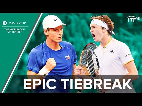 Alexander Zverev v Tomas Berdych | Epic Tiebreak | Davis Cup 2016