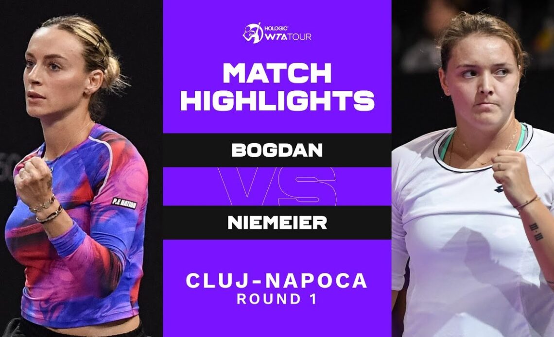 Ana Bogdan vs. Jule Niemeier | 2022 Cluj-Napoca Round 1 | WTA Match Highlights