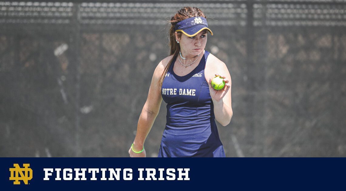 Andreach, Castedo, Freeman and Pozder Compete at ITA All-American Championships – Notre Dame Fighting Irish – Official Athletics Website