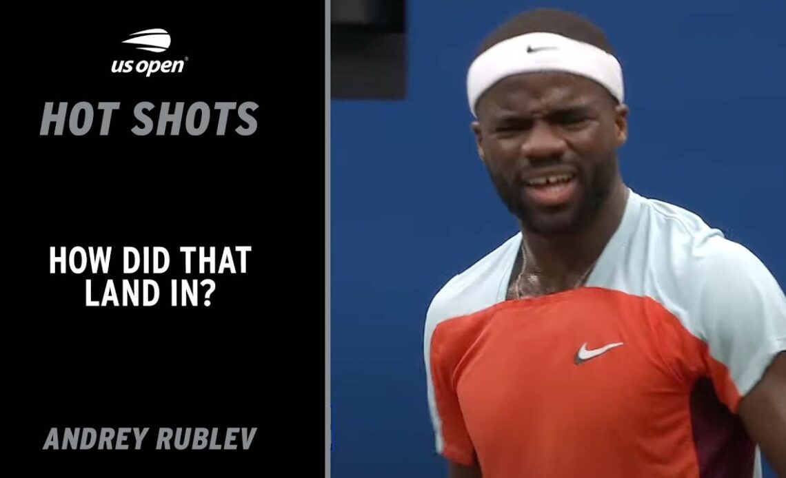 Andrey Rublev's Lob Shocks Frances Tiafoe | 2022 US Open