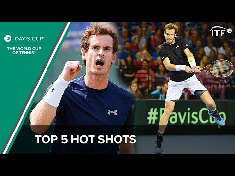 Andy Murray’s Top 5 Shots | Davis Cup 2015/16