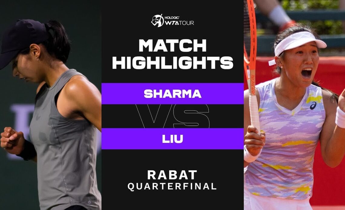 Astra Sharma vs. Claire Liu | 2022 Rabat Quarterfinal | WTA Match Highlights