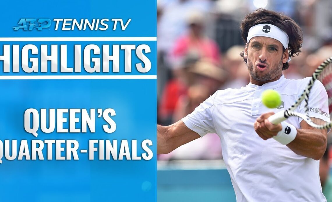 Auger-Aliassime Downs Tsitsipas; Murray Comeback Continues | Queen's 2019 Quarter-Final Highlights