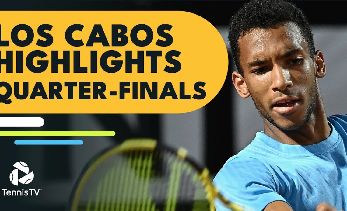 Auger-Aliassime Faces Johnson; Medvedev & Norrie In Action | Los Cabos 2022 Quarter-Final Highlights