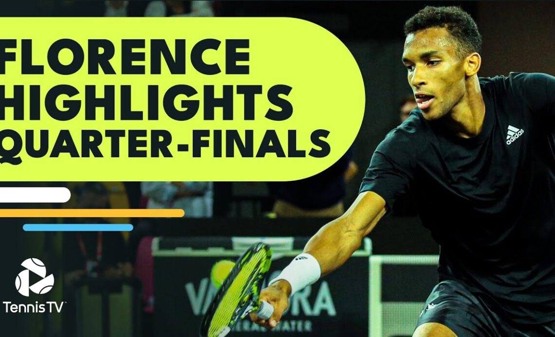 Auger-Aliassime Faces Nakashima; Musetti & Bublik In Action | Florence 2022 Quarter-Final Highlights
