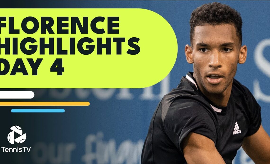 Auger-Aliassime Takes On Otte; Nakashima & Musetti Also In Action | Florence 2022 Day 4 Highlights