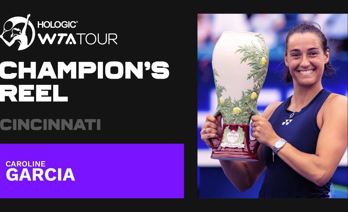 BEST points by Cincinnati champion Caroline Garcia! 🏆