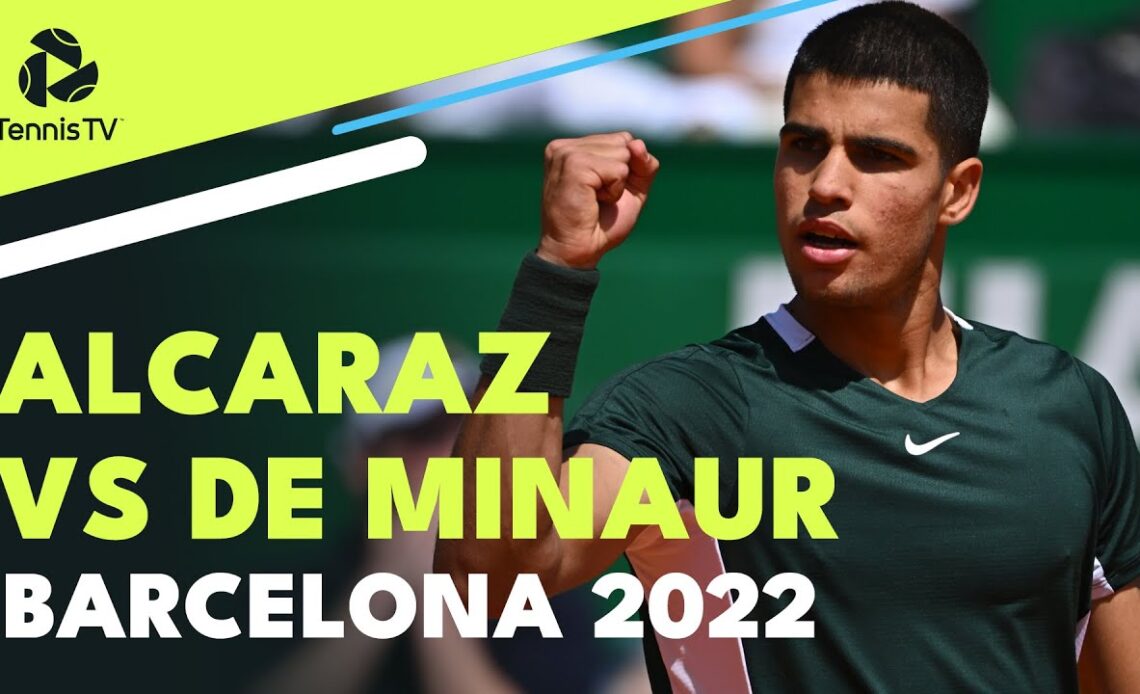 Carlos Alcaraz Vs Alex de Minaur THRILLER | Barcelona 2022 Semi-Finals Highlights
