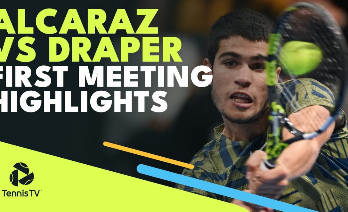 Carlos Alcaraz vs Jack Draper First Meeting Thriller! | Basel 2022 Highlights