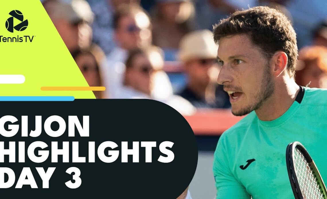 Carreno Busta Faces Monteiro; Thiem, Korda & Paul In Action | Gijon 2022 Day 3 Highlights