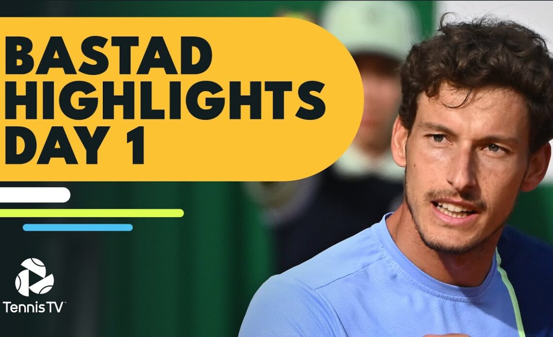 Carreno Busta Faces Wawrinka; Musetti, Djere Feature | Bastad 2022 Highlights Day 1