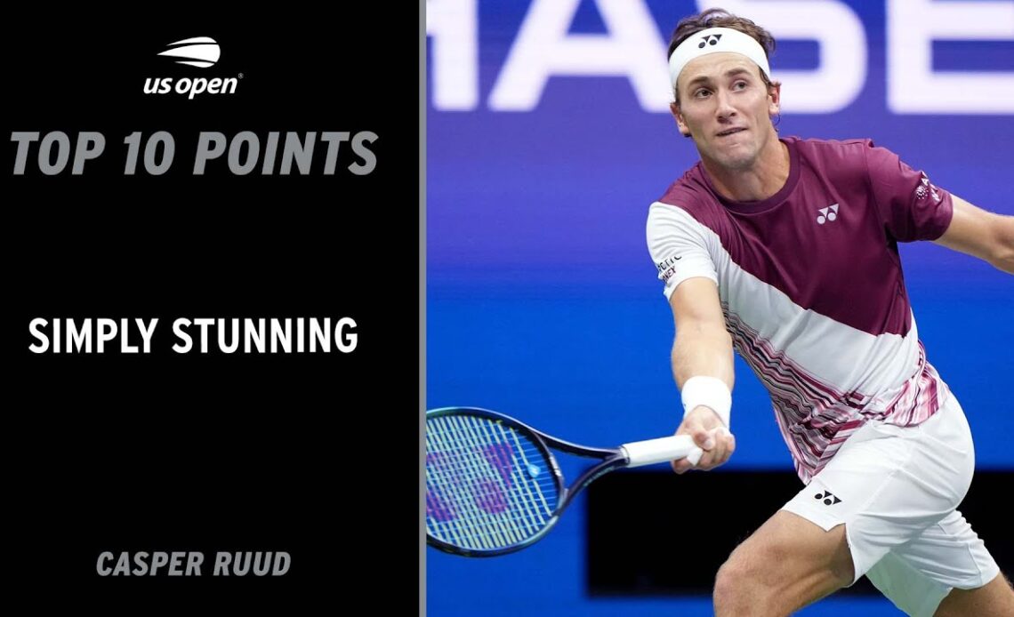 Casper Ruud | Top 10 Points | 2022 US Open