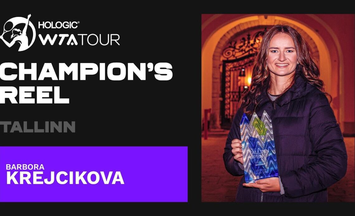 Champion Barbora Krejcikova's BEST points from Tallinn! 🇪🇪