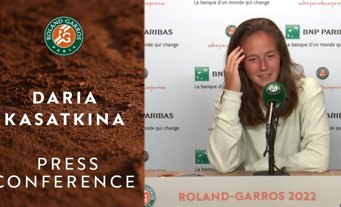 Daria Kasatkina - Press Conference after Semifinals | Roland-Garros 2022