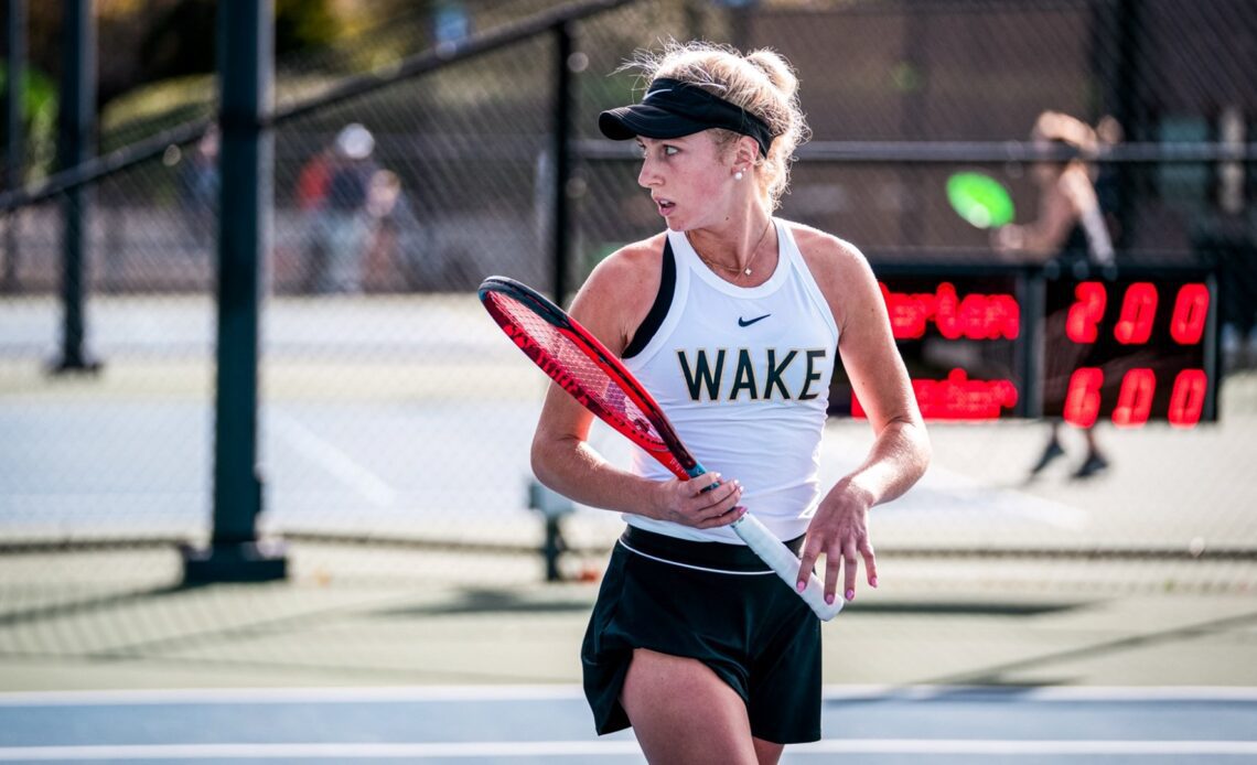 Deacons Finish Through First Stages of ITA All-American Championships