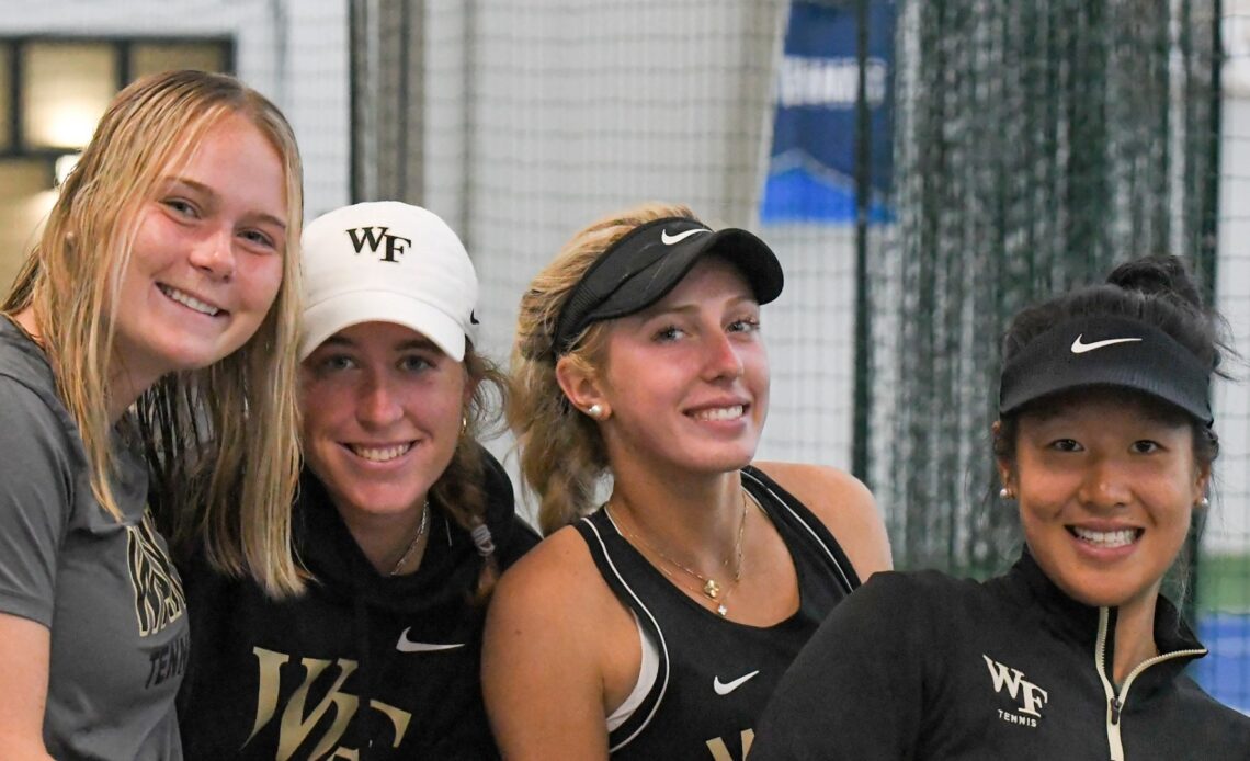 Deacons Win Draws in Singles and Doubles at Hosted Carolina Regionals