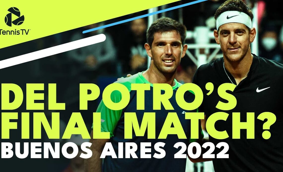 Del Potro's Final Match? Juan Martin Del Potro vs Federico Delbonis | Argentina Open 2022 Highlights