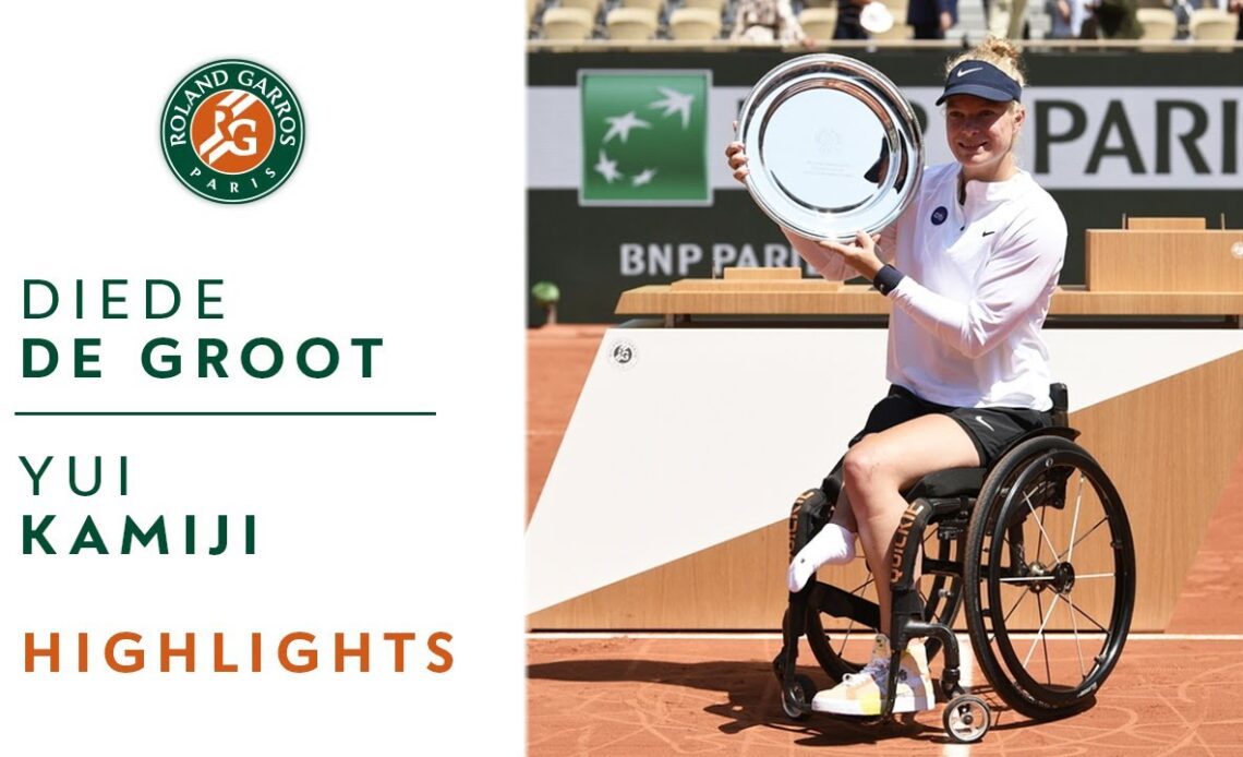 Diede De Groot vs Yui Kamiji - Women’s Wheelchair Final Highlights I Roland-Garros 2022