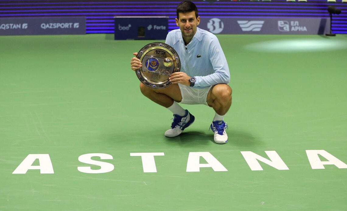 Djokovic takes 90th career title with Astana victory