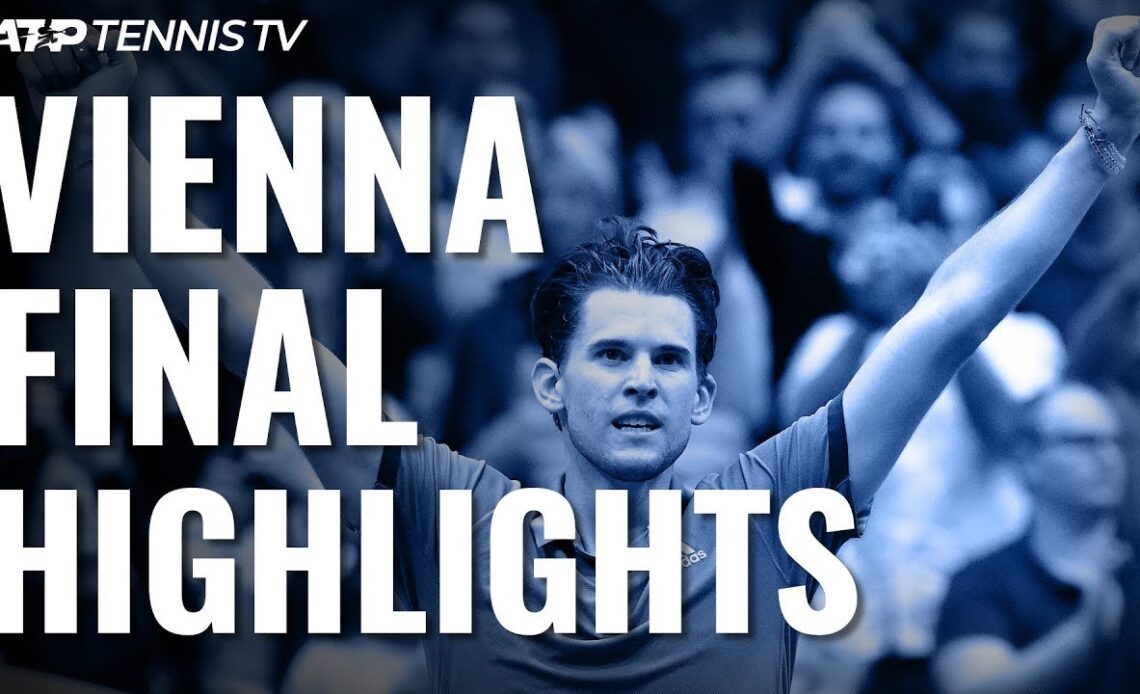 Dominic Thiem Outlasts Schwartzman To Win First Vienna Title! | Vienna 2019 Final Highlights