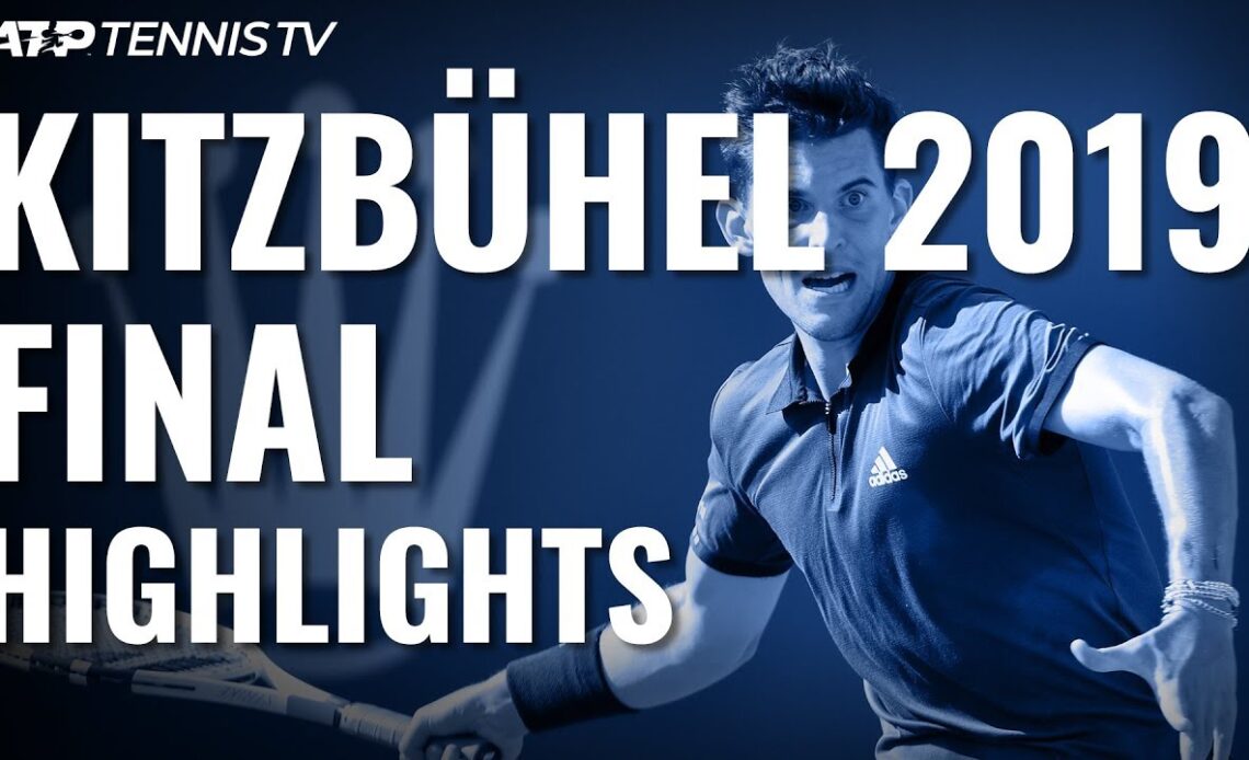 Dominic Thiem Wins 14th Career Title And First In Austria! | Kitzbühel 2019 Final Highlights