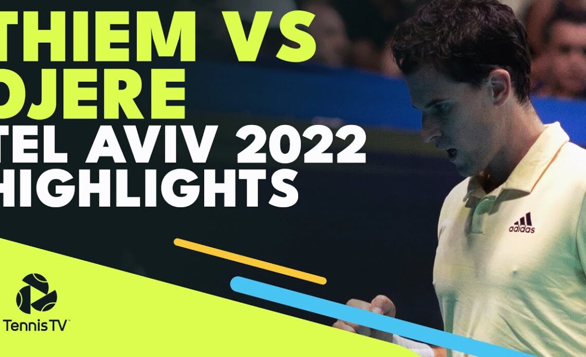 Dominic Thiem vs Laslo Djere | Tel Aviv 2022 Round 1 Highlights