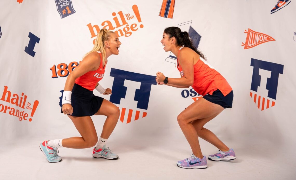 Duong and Heuser Earn First Illini ITA Regional Doubles Finals Berth Since 2011