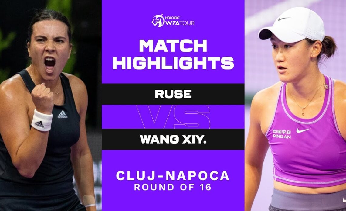 Elena-Gabriela Ruse vs. Wang Xiyu | 2022 Cluj-Napoca Round of 16 | WTA Match Highlights