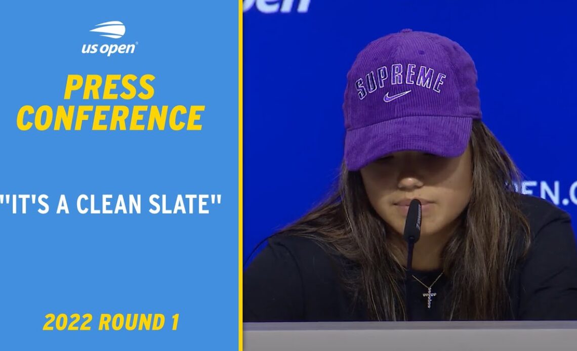 Emma Raducanu Press Conference | 2022 US Open Round 1