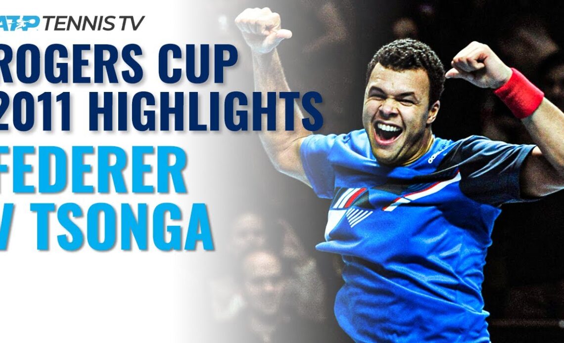 Federer vs Tsonga in ELECTRIFYING Battle| Rogers Cup 2011 Extended Highlights