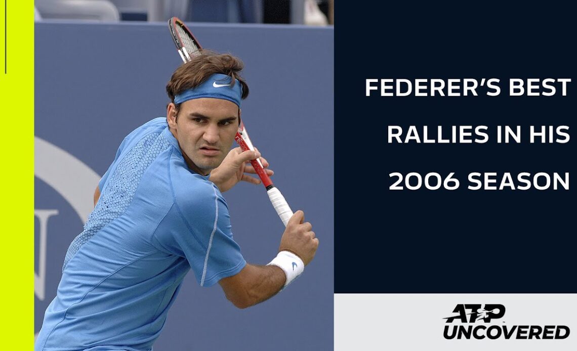 Federer's Best Rallies of 2006 Season!