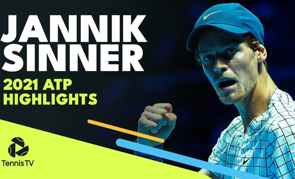 Four Titles, Maiden Masters 1000 Final & Nitto ATP Finals Debut! | Jannik Sinner 2021 ATP Highlights