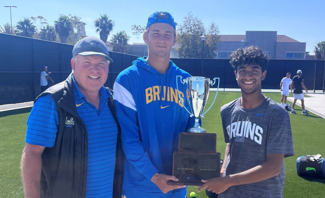Fradkin, Tripathi Earn Doubles Title at UCSB Classic