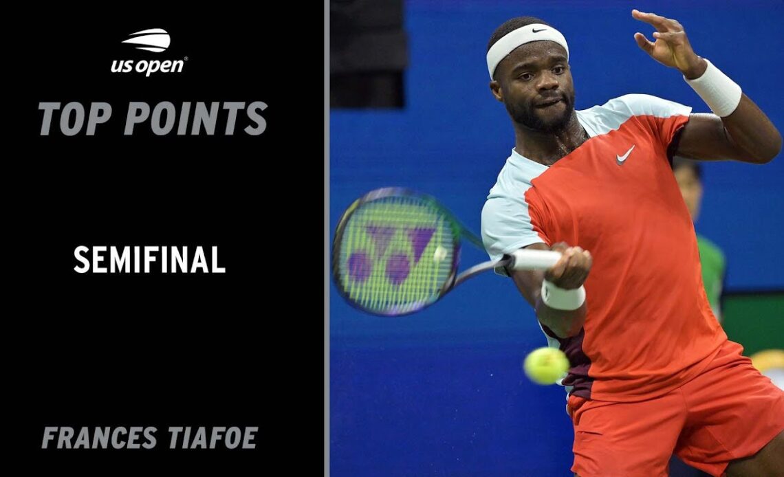 Frances Tiafoe | Top Points vs. Carlos Alcaraz | 2022 US Open Semifinal