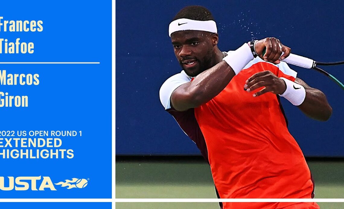 Frances Tiafoe vs. Marcos Giron Extended Highlights | 2022 US Open Round 1