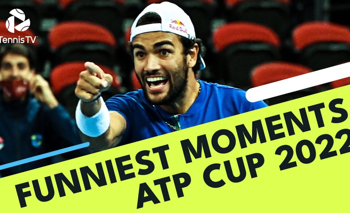 From Friendly Fire To Holding Your Cap During A Point! | ATP Cup 2022 Funniest Moments & Fails