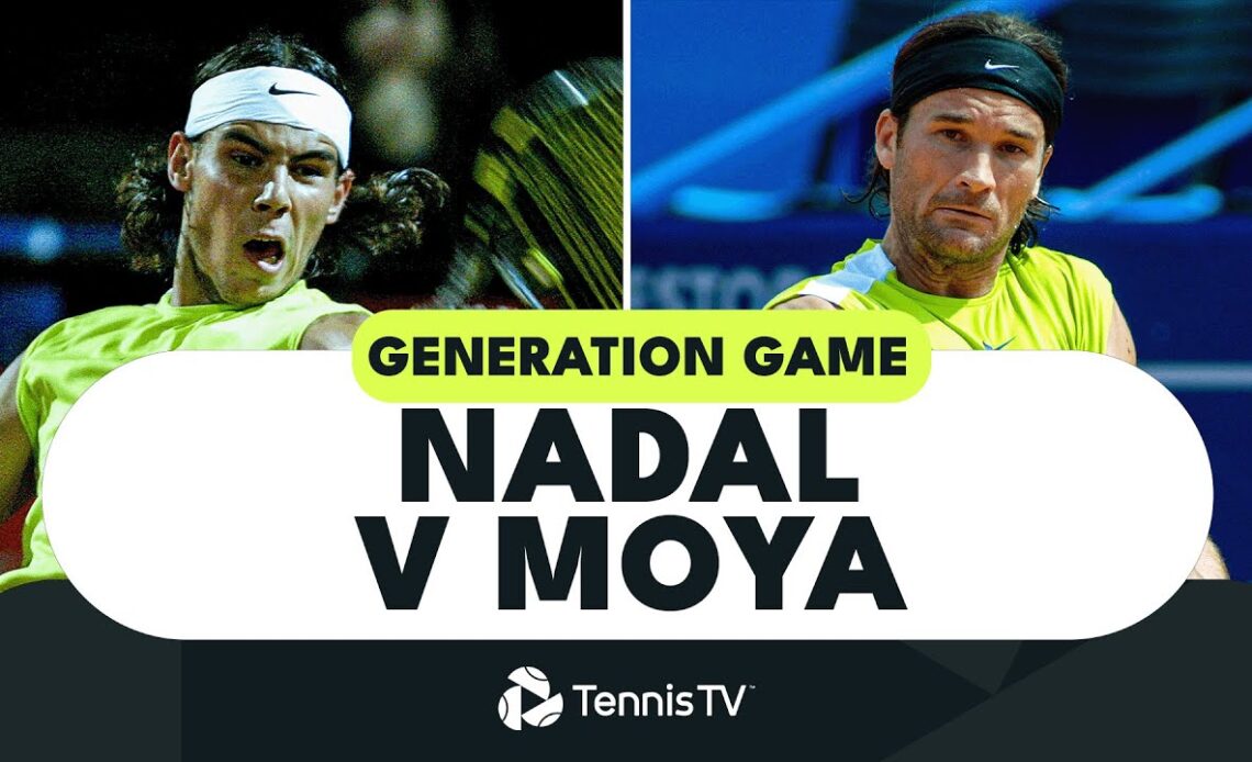 GENERATION GAME: Carlos Moya vs Rafa Nadal | Rome 2006 Highlights