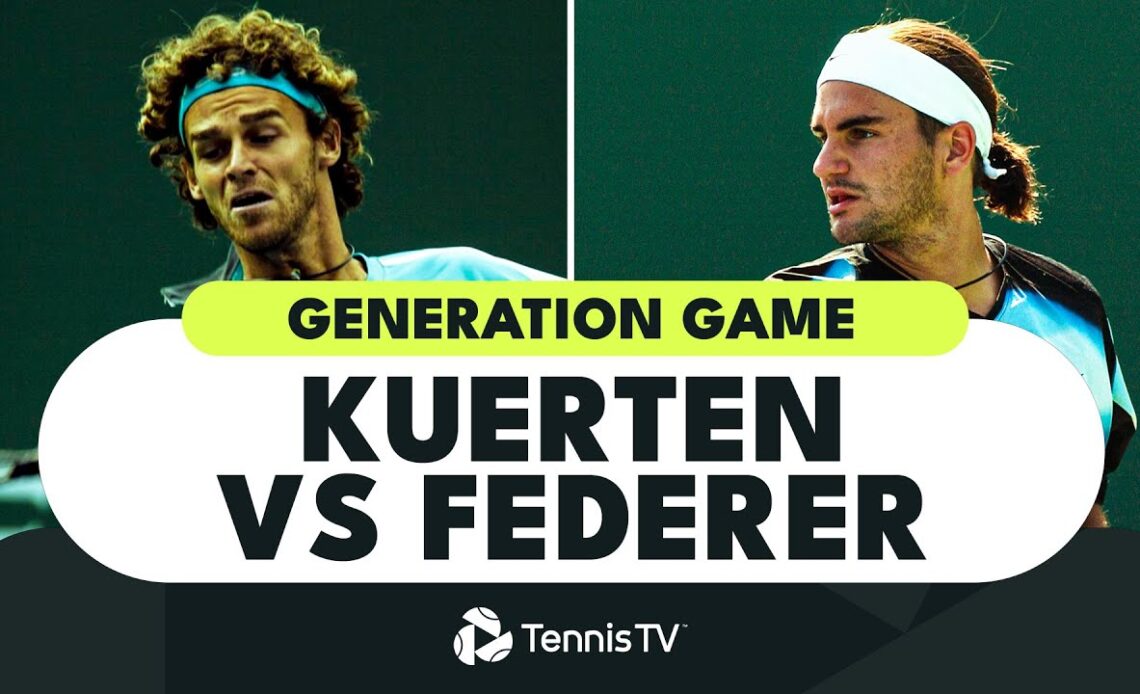 GENERATION GAME: Federer vs Kuerten | Indian Wells 2003 2nd Round Highlights
