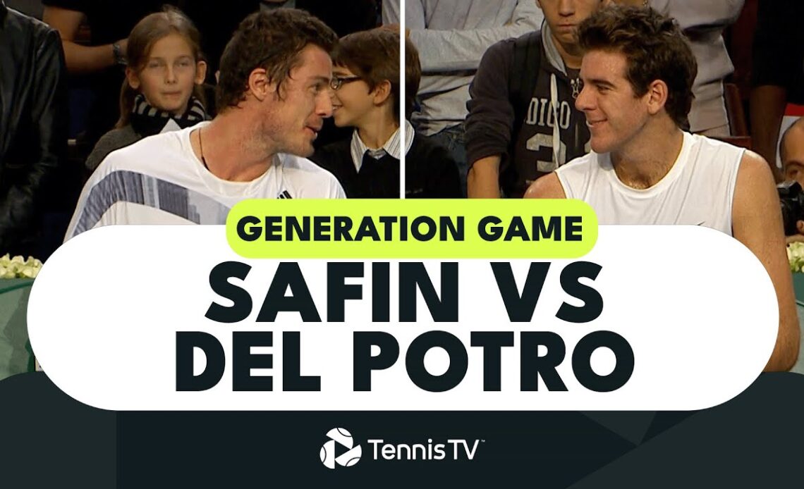 GENERATION GAME: Marat Safin vs Juan Martin Del Potro | Paris 2009 Highlights
