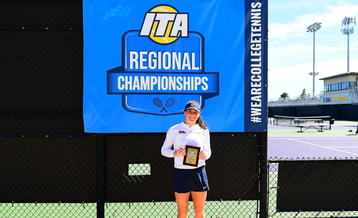 Gabrielsen Earns Runner-up at Women’s ITA Southern Regional Singles Championship